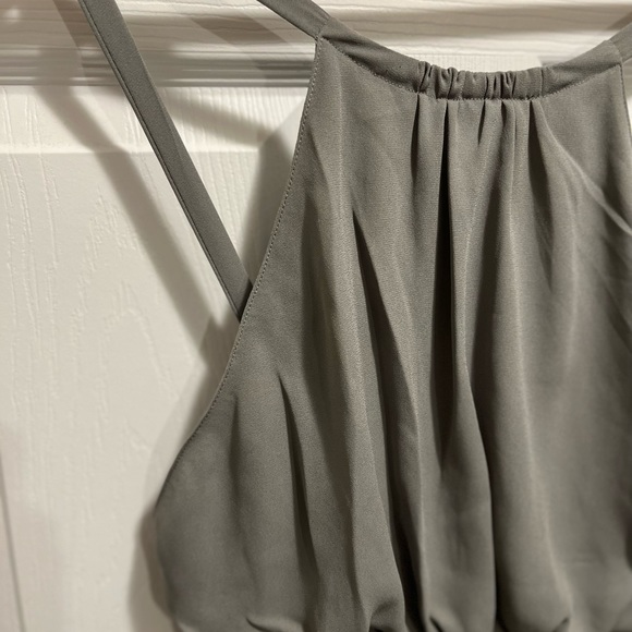 Show Me Your MuMu Maxi Halter Amanda Dress Sz L - Picture 8 of 14